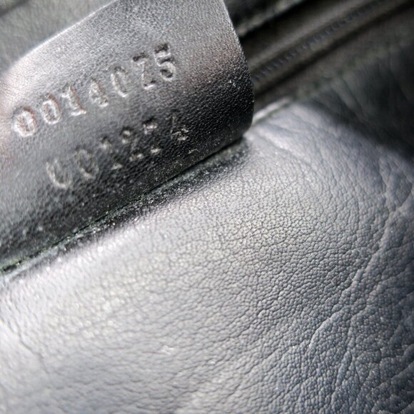 Gucci Vintage Jackie O Black GG Web Canvas Leather Handbag Purse - Picture 8 of 8